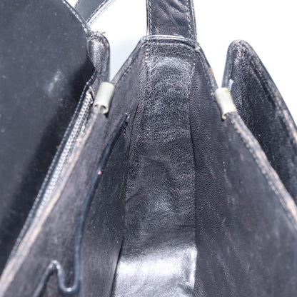 Celine Shoulder Leather, Black, Leather, Shoulder Bag