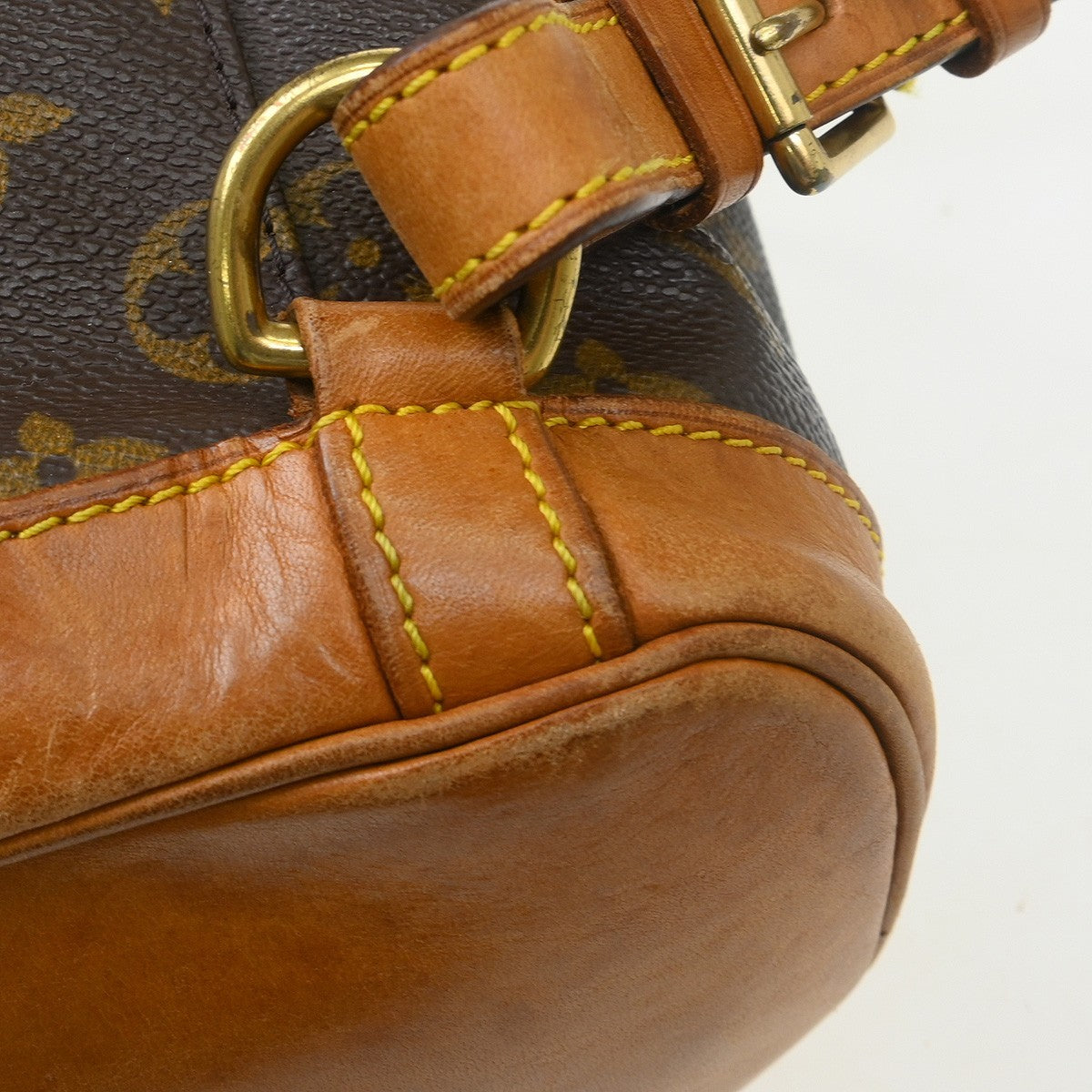 Louis Vuitton Vintage Montsouris Monogram Canvas, Brown, Canvas, Backpack