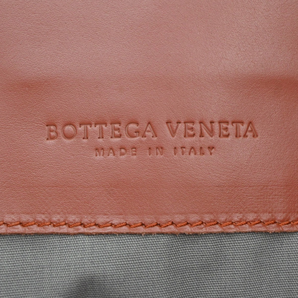 Bottega Veneta Belted Tote Intrecciato Nappa, Red, Leather, Tote Bag
