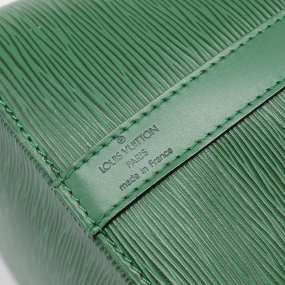Louis Vuitton Petit Noe Epi Leather, Green, Leather, Handbag