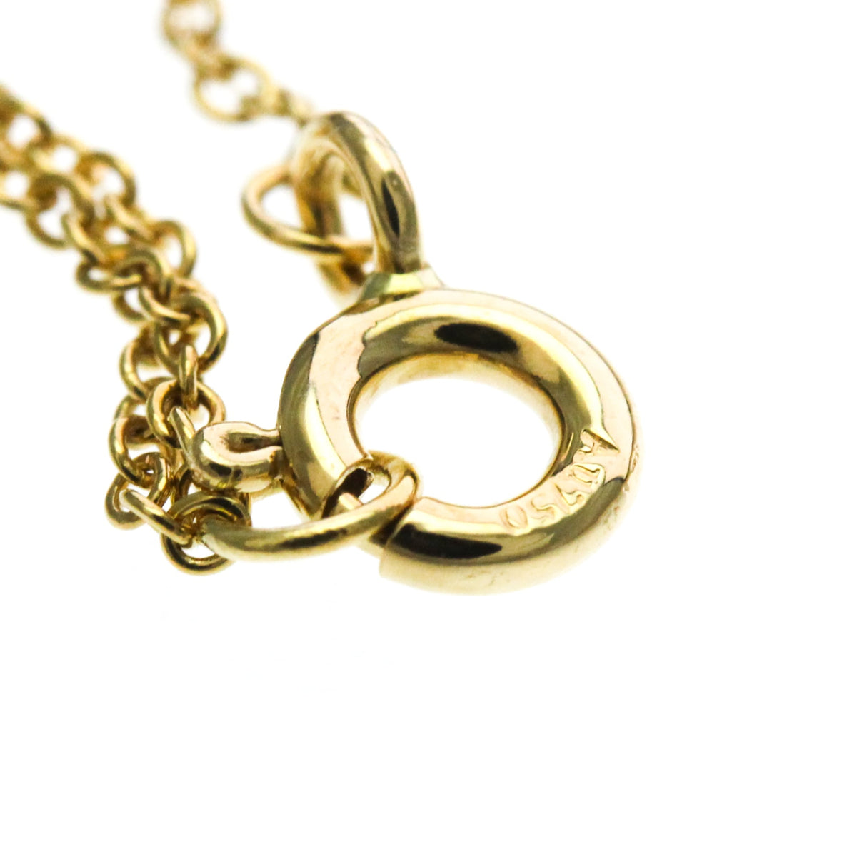 Tiffany & Co. T Circle Pendant 18K Yellow Gold with Diamonds and Mother of Pearl, Gold, Yellow Gold, Necklace