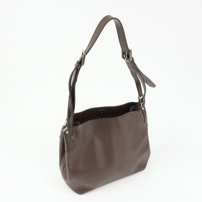 Louis Vuitton Mandara Epi Leather, Brown, Leather, Shoulder Bag