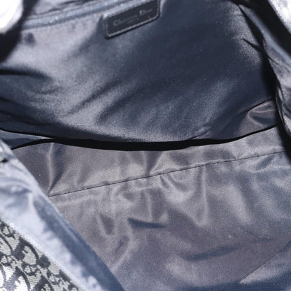 Christian Dior Vintage Trotter Messenger Diorissimo Canvas, Black, Canvas, Shoulder Bag