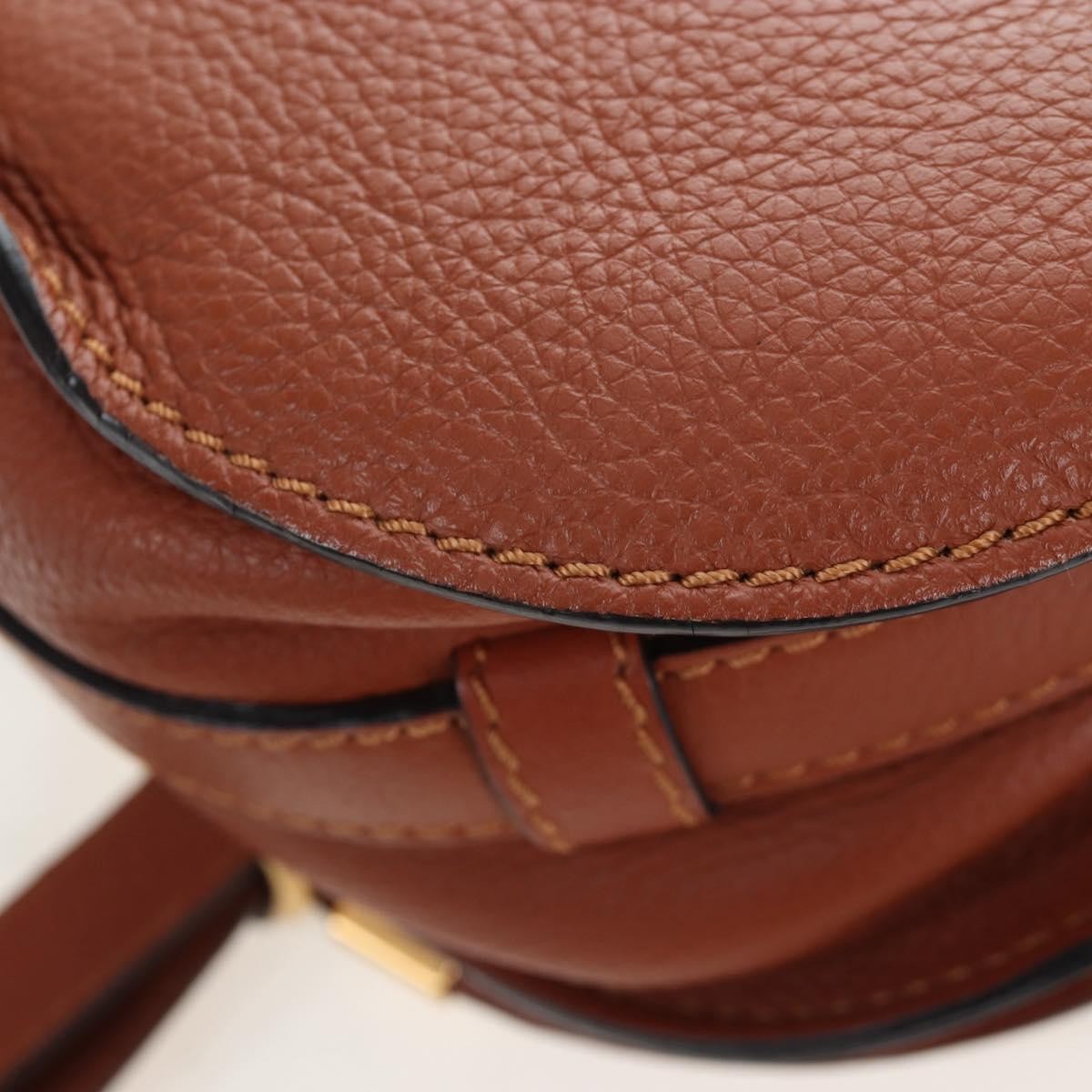 Chloe Marcie Leather, Brown, Leather, Crossbody Bag
