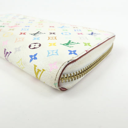 Louis Vuitton Zippy Monogram Multicolor, White, Canvas, Wallet