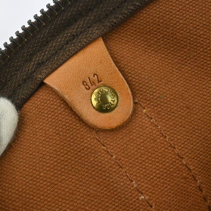 Louis Vuitton Keepall Monogram, Brown, Canvas, Travel Bag