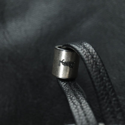 Saint Laurent Vintage Shoulder bag Leather, Black, Leather, Shoulder Bag