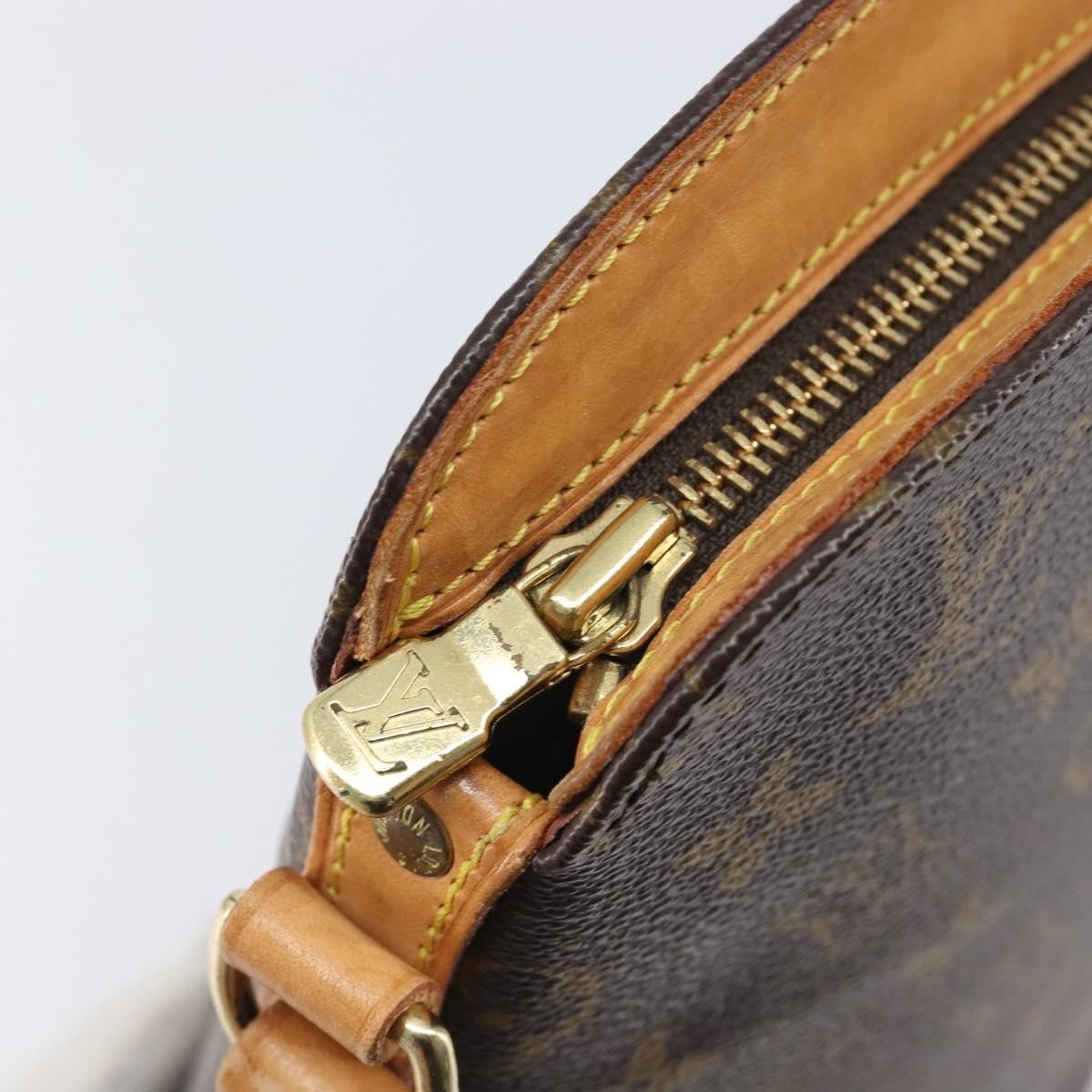 Louis Vuitton Drouot Monogram Canvas, Brown, Canvas, Shoulder Bag