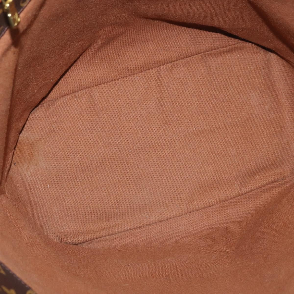Louis Vuitton Shopping Sac Monogram Canvas, Brown, Canvas, Handbag