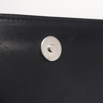Celine Shoulder Leather, Black, Leather, Shoulder Bag