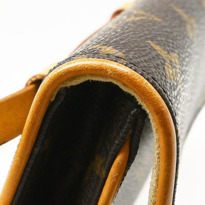 Louis Vuitton Florentine Pochette Monogram Canvas, Brown, Canvas, Clutch