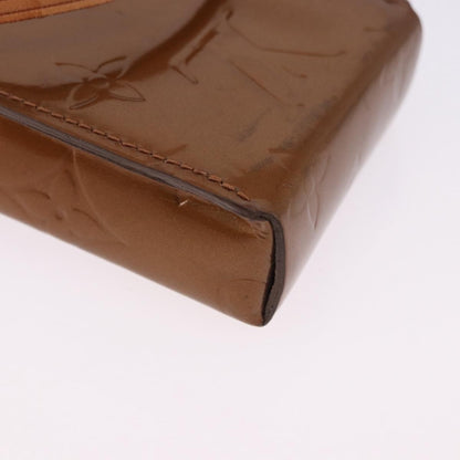 Louis Vuitton Walker Monogram Vernis, Brown, Patent Leather, Wallet