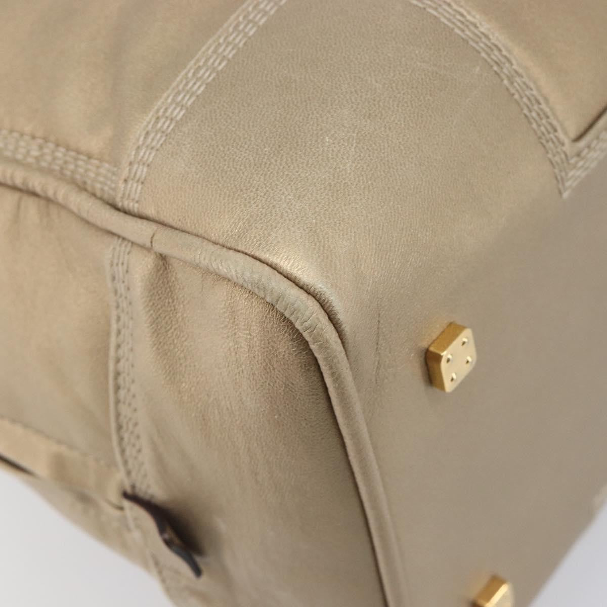 Loewe Amazona Leather, Gold, Leather, Handbag