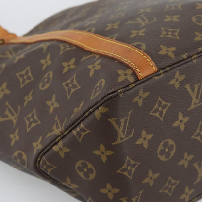 Louis Vuitton Shopping Sac Monogram Canvas, Brown, Canvas, Handbag