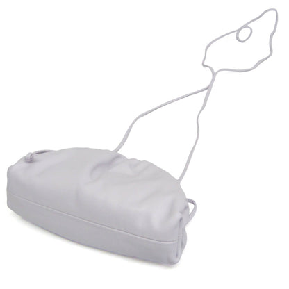 Bottega Veneta The Pouch Coin Purse Leather, White, Leather, Clutch