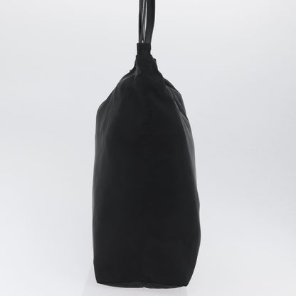 Celine Circle logo Nylon, Black, Nylon, Tote Bag
