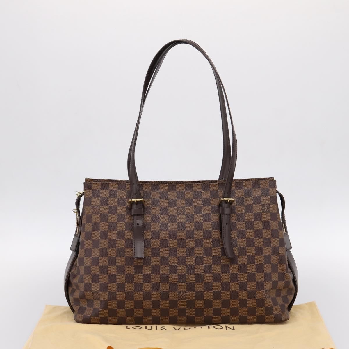 Louis Vuitton Chelsea Damier, Brown, Canvas, Handbag