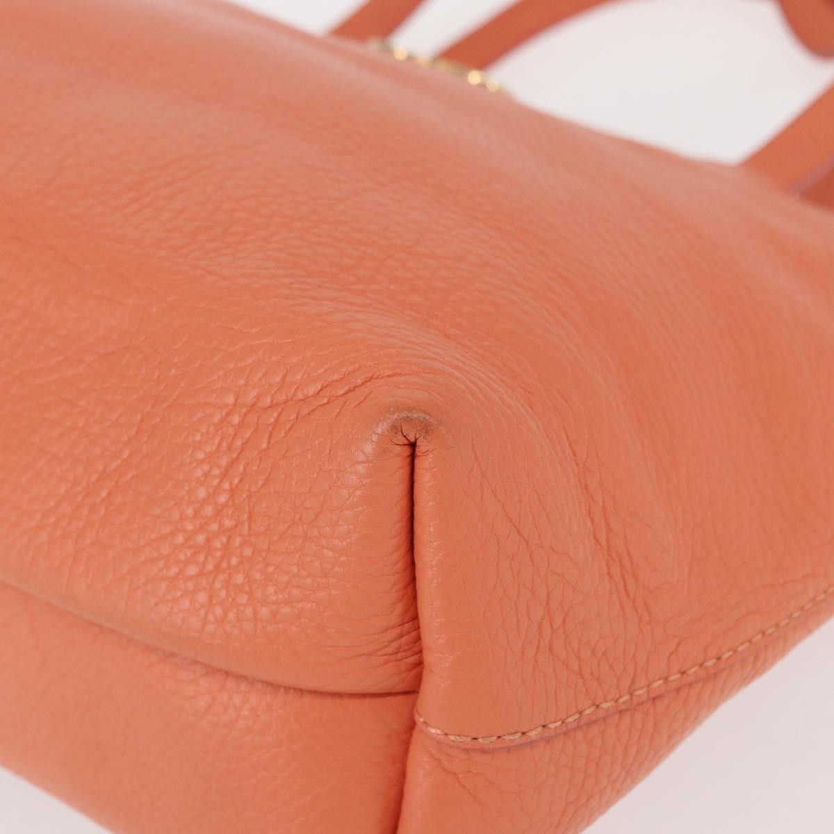 Salvatore Ferragamo Gancini Leather, Pink, Leather, Handbag