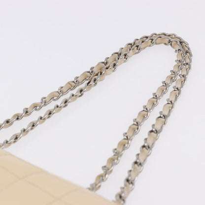 Chanel Vintage Chocolate Bar CC Flap Patent leather, Beige, Patent Leather, Shoulder Bag