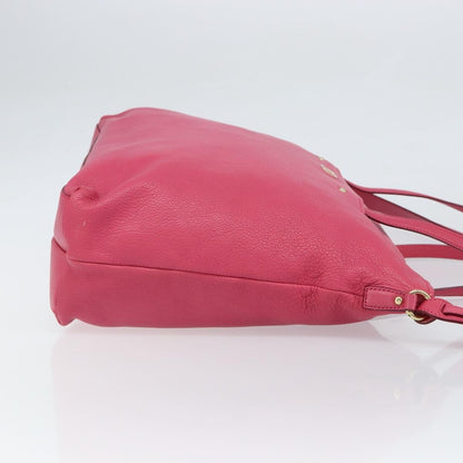 Salvatore Ferragamo Gancini Tote Leather, Pink, Leather, Tote Bag