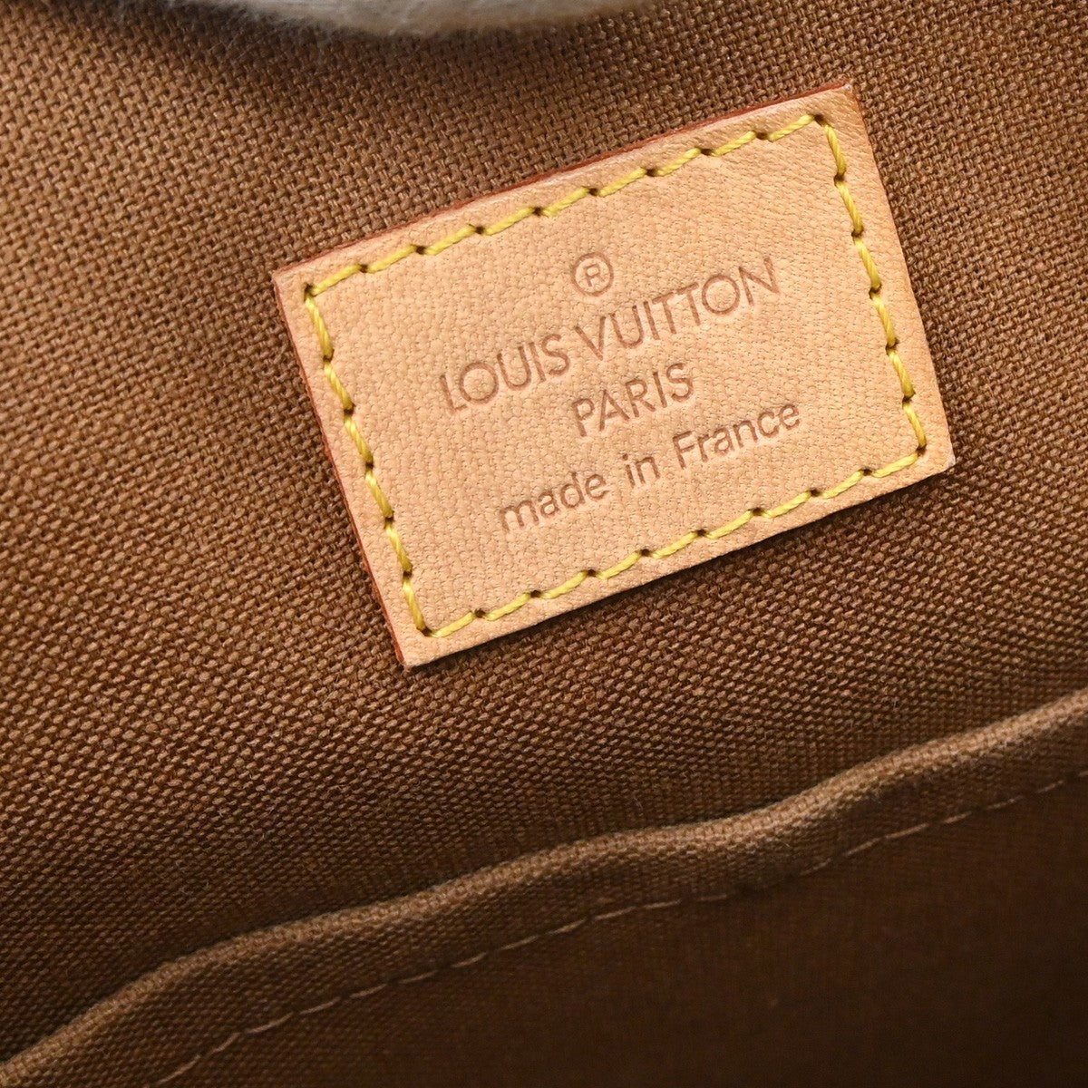 Louis Vuitton Batignolles Monogram Canvas, Brown, Canvas, Tote Bag