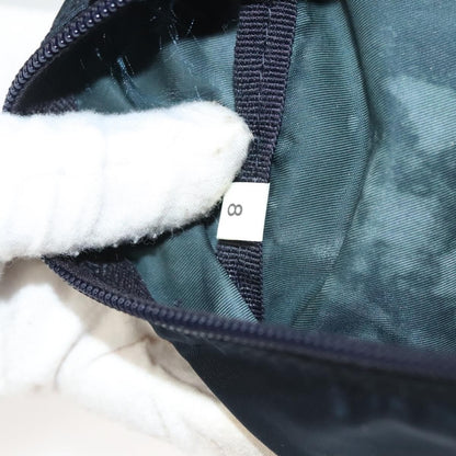 Prada Zip Around Toiletry Tessuto, Navy, Nylon, Clutch