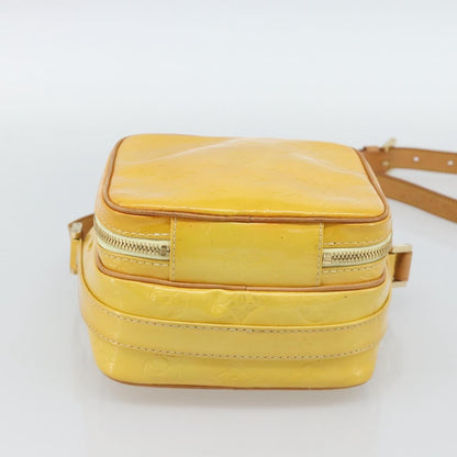 Louis Vuitton Wooster Monogram Vernis, Yellow, Patent Leather, Handbag