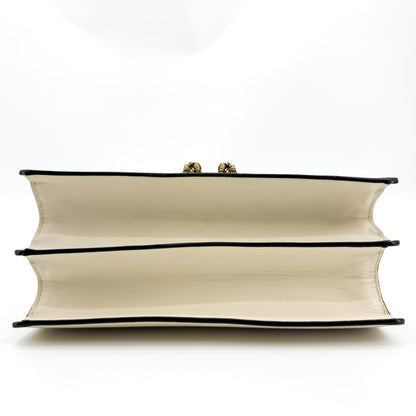 Gucci Dionysus Bamboo Top Handle Colorblock Leather, Brown, Leather, Handbag