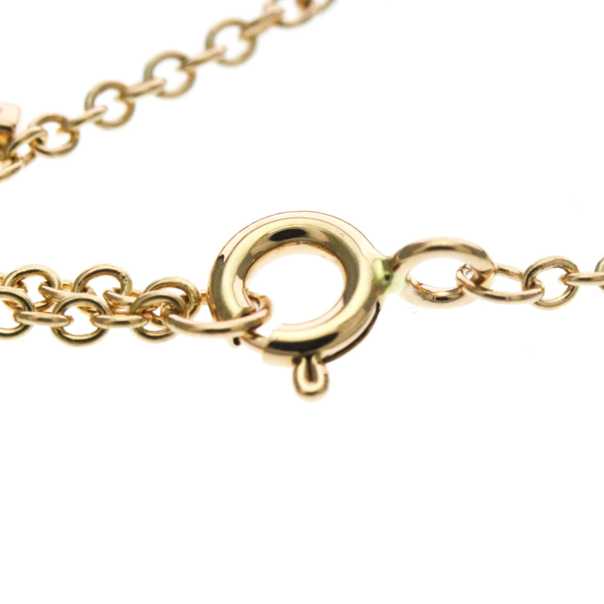 Tiffany & Co. T Circle Chain 18K Rose Gold with Mother of Pearl and Diamonds, Gold, Pink Gold, Bracelet