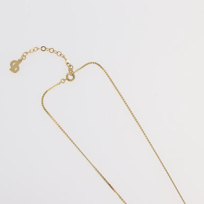 Christian Dior Logo Pendant Metal, Gold, Metal, Necklace