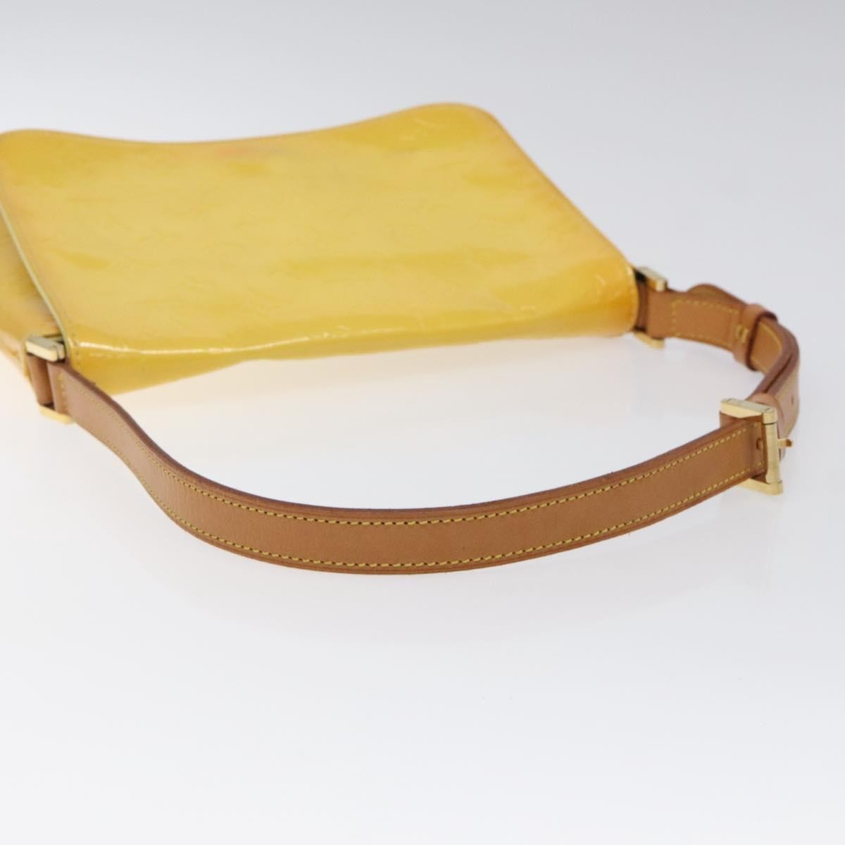 Louis Vuitton Thompson Street Monogram Vernis, Yellow, Patent Leather, Shoulder Bag