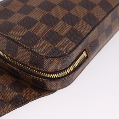 Louis Vuitton Geronimos Waist Damier, Brown, Canvas, Shoulder Bag