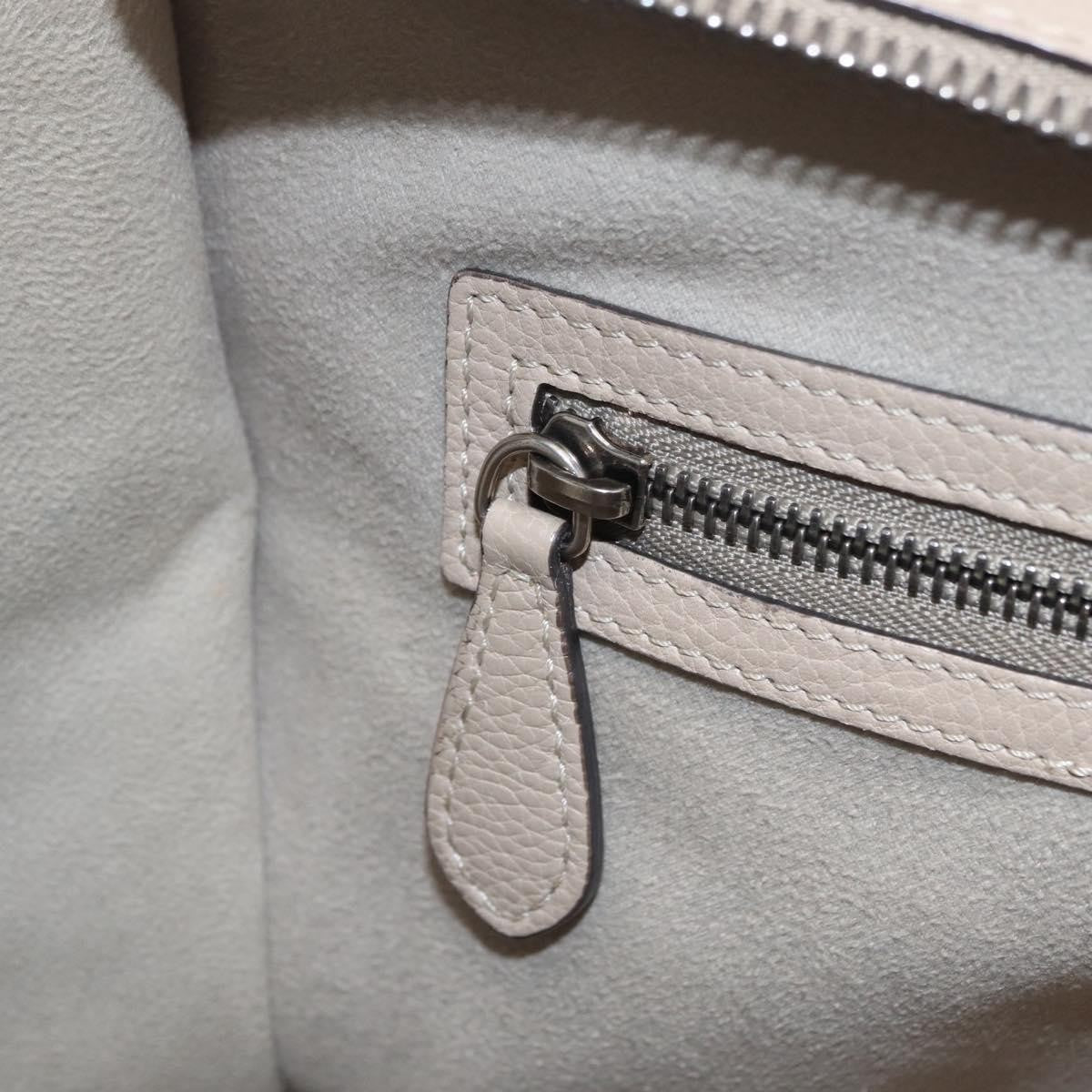 Celine Luggage Smooth Leather, Beige, Leather, Handbag