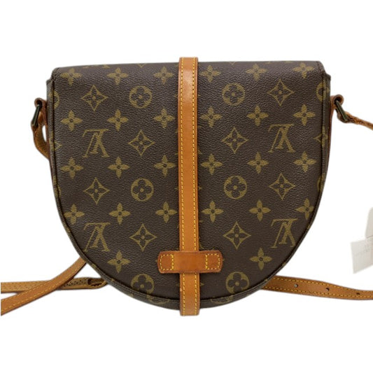 Louis Vuitton Chantilly Handbag Monogram Canvas, Brown, Canvas, Handbag