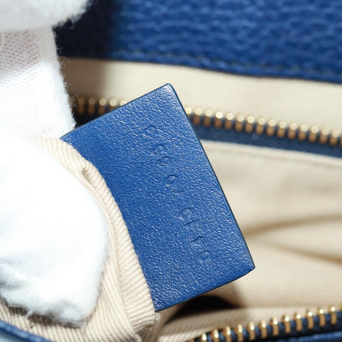 Chloe Aby Day Leather, Blue, Leather, Handbag