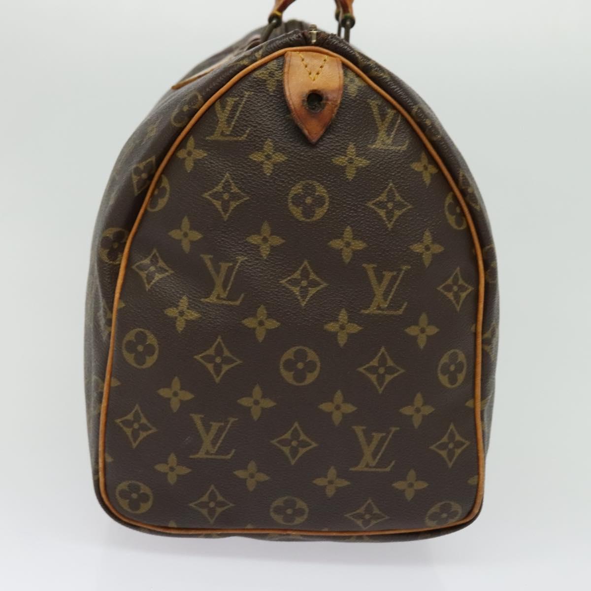 Louis Vuitton Speedy Handbag Monogram Canvas, BROWN, CANVAS, Handbag