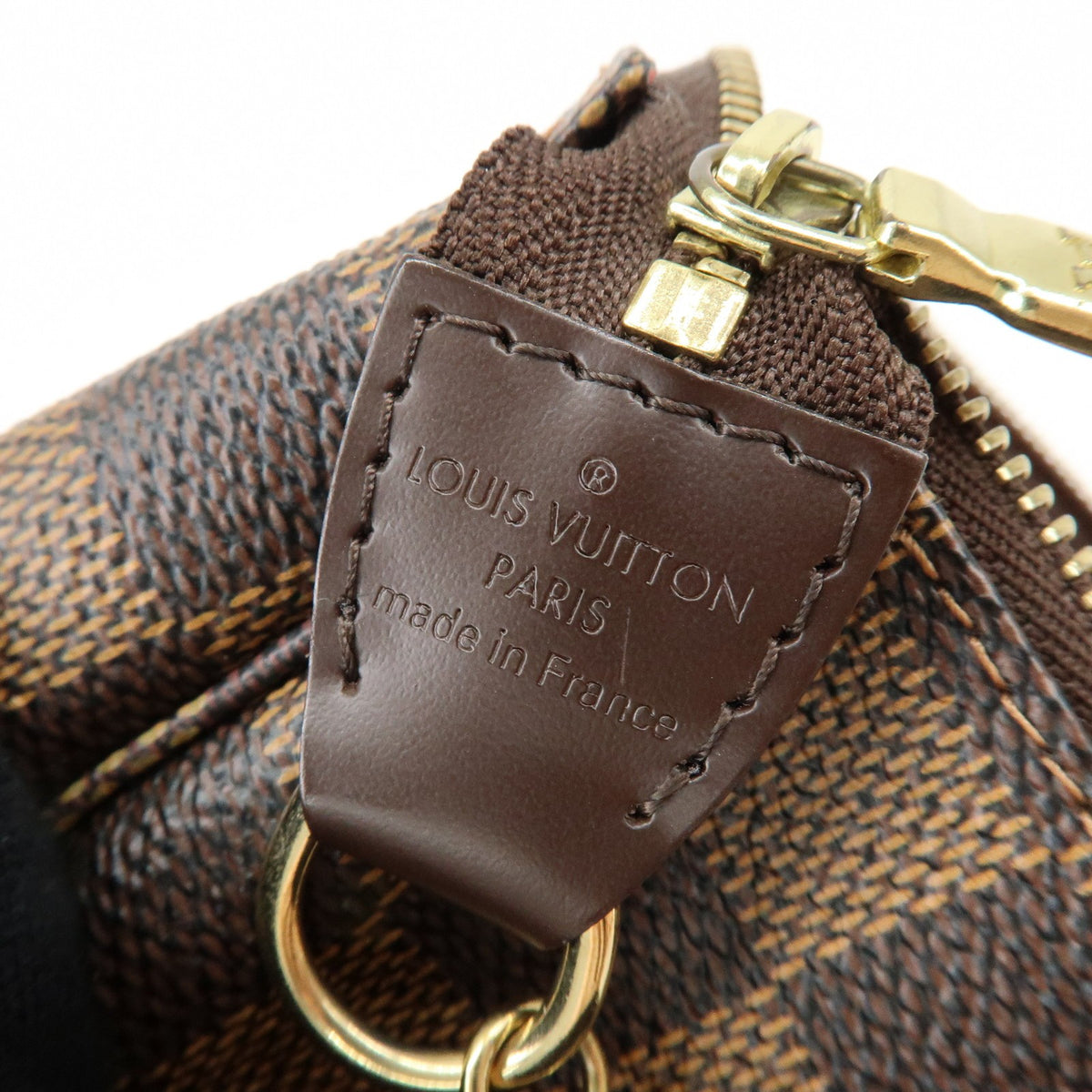 Louis Vuitton Pochette Accessoires Limited Edition Damier, Brown, Canvas, Clutch