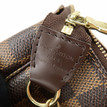 Louis Vuitton Pochette Accessoires Limited Edition Damier, Brown, Canvas, Clutch