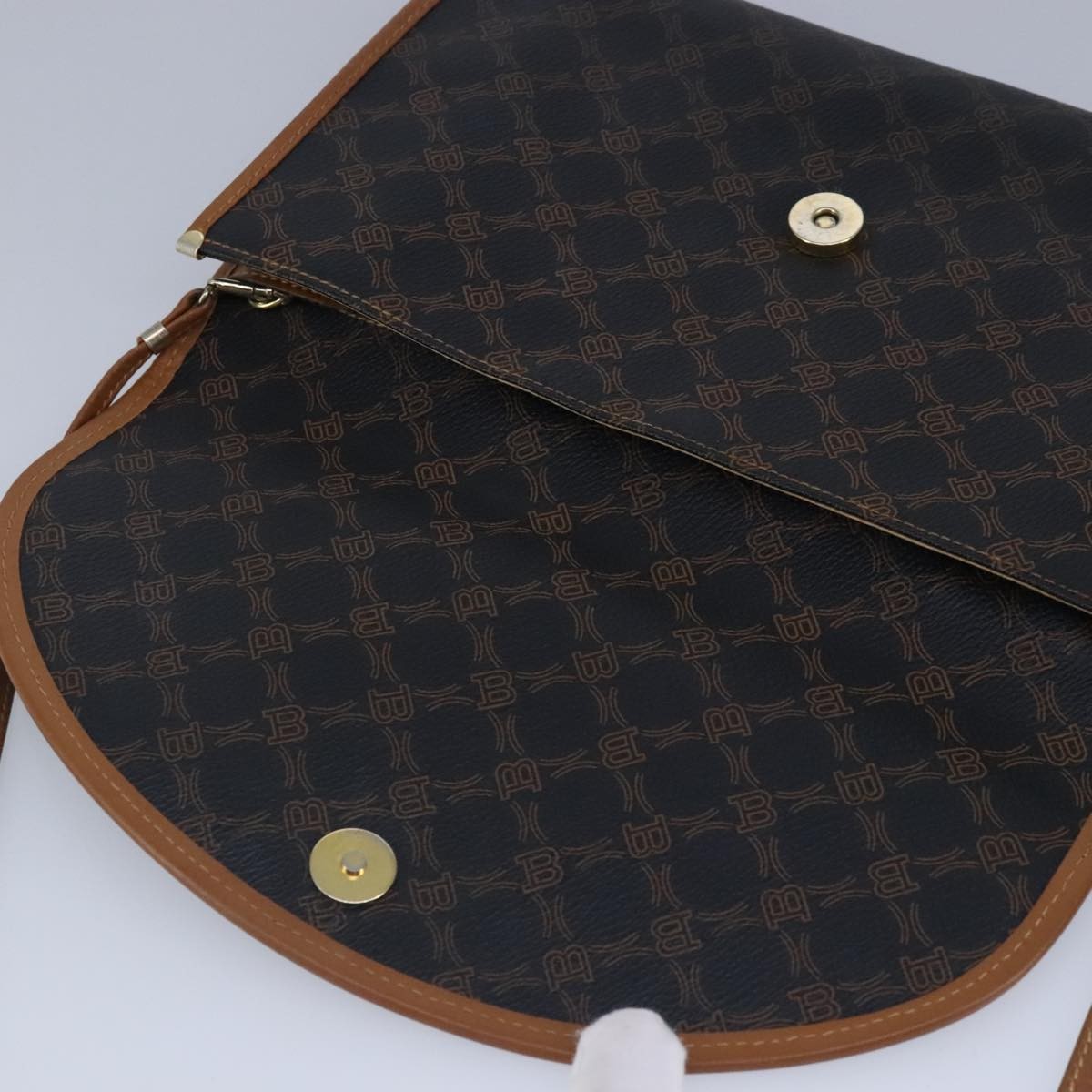Bally Vintage Leather, Black, Leather, Shoulder Bag