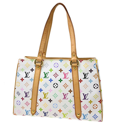 Louis Vuitton Aurelia Monogram Multicolor, White, Canvas, Tote Bag