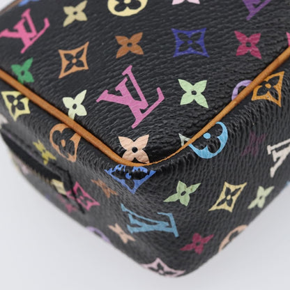 Louis Vuitton Wapity Trousse Monogram Multicolor, Black, Canvas, Clutch