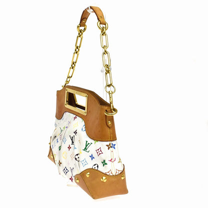 Louis Vuitton Judy Monogram Multicolor, White, Canvas, Handbag