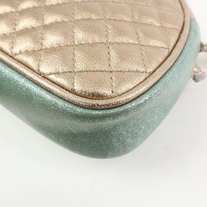 Gucci Trapuntata Camera Quilted Laminated Leather, Pink, Leather, Handbag