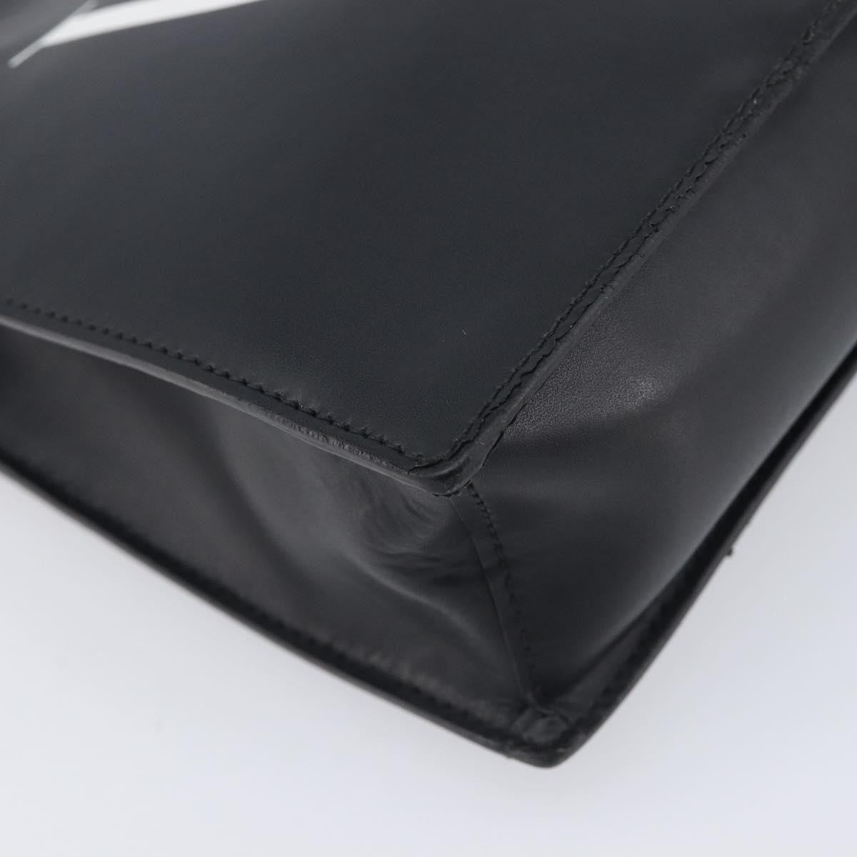Valentino Garavani VLTN Wristlet Clutch Printed Leather, Black, Leather, Clutch