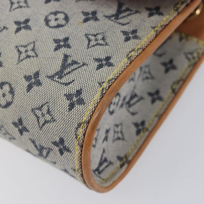 Louis Vuitton Camille Mini Lin, Blue, Canvas, Handbag