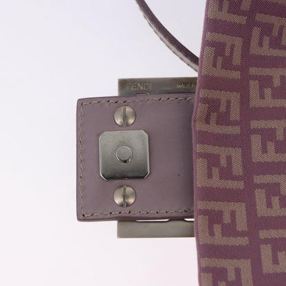 Fendi Baguette Zucchino Canvas, Purple, Canvas, Handbag