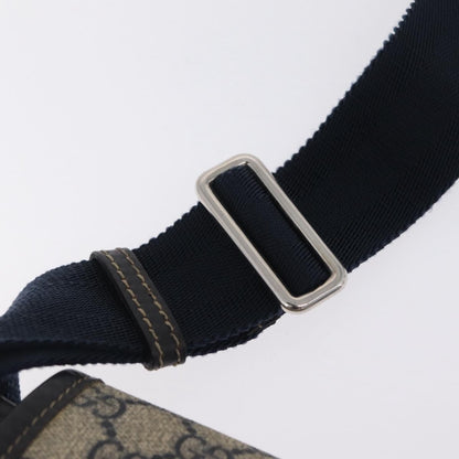 Gucci GG Messenger GG Coated Canvas, Navy, PVC, Shoulder Bag