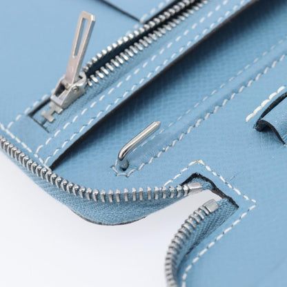 Hermes Vision II Agenda Epsom, Blue, Leather, Wallet