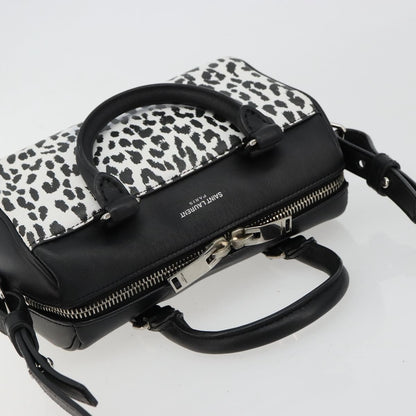 Saint Laurent Classic Baby Duffle Printed Leather, Black, Leather, Handbag