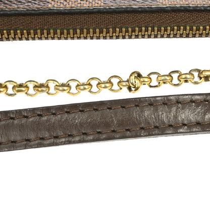 Louis Vuitton Eva Damier, Brown, Canvas, Handbag